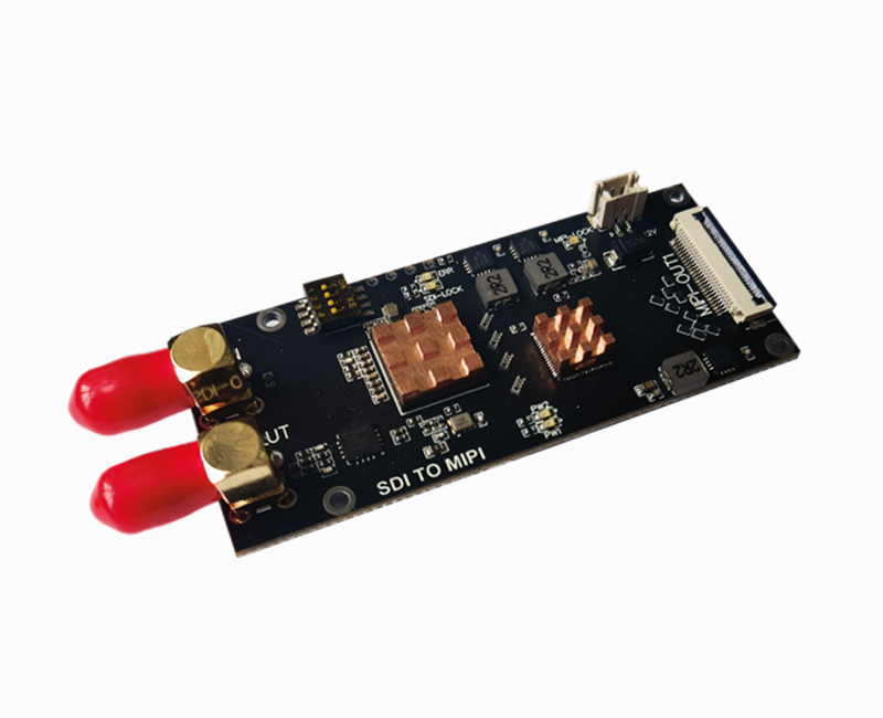 SDI转MIPI CSI-2板载式 带环出 工业级 适配瑞芯微 海思 英伟达 全志 高通