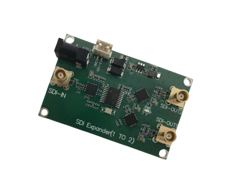SDI一分二 SDI拓展器 中继器 支持SD HD 3G-SDI模式 工业级
